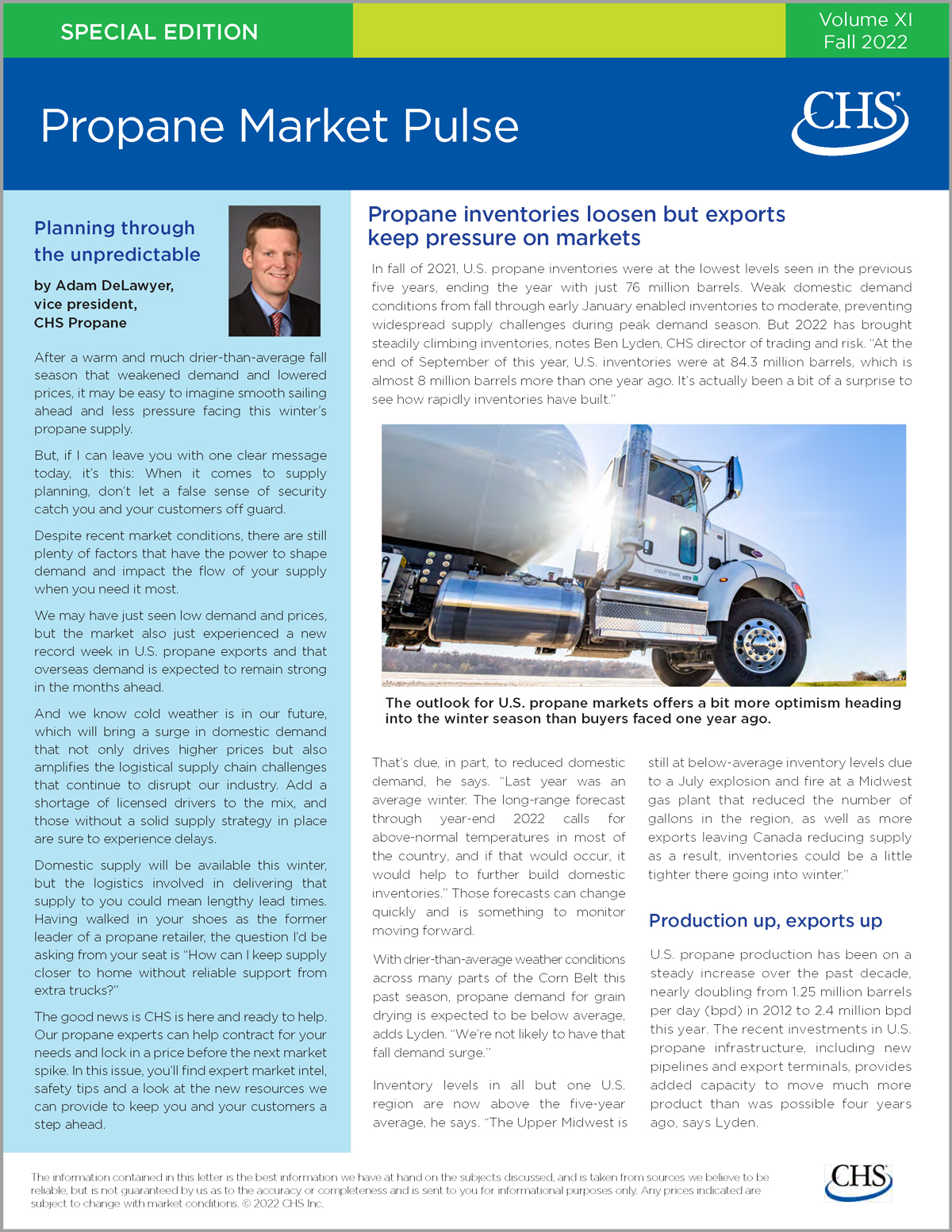 Special Edition of CHS Propane Market Pulse