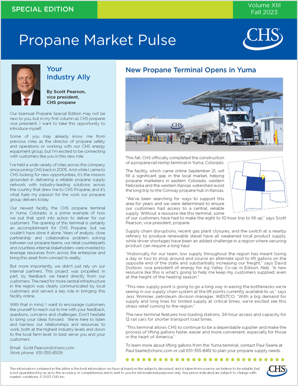 Special Edition of CHS Propane Market Pulse